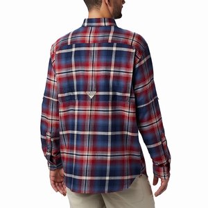 Columbia PHG Sharptail™ Flannel Herr Röda/Blå (WMZXL9142)